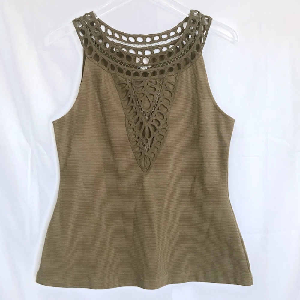 NWT•Anthropologie Postmark• Aicha Embellished Tank